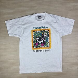 Vintage Fisher Price Screen Stars Best 92‎ Marching Band Promotion Shirt Large